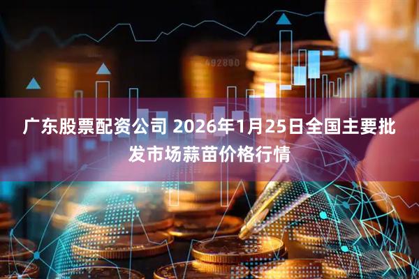 广东股票配资公司 2026年1月25日全国主要批发市场蒜苗价格行情